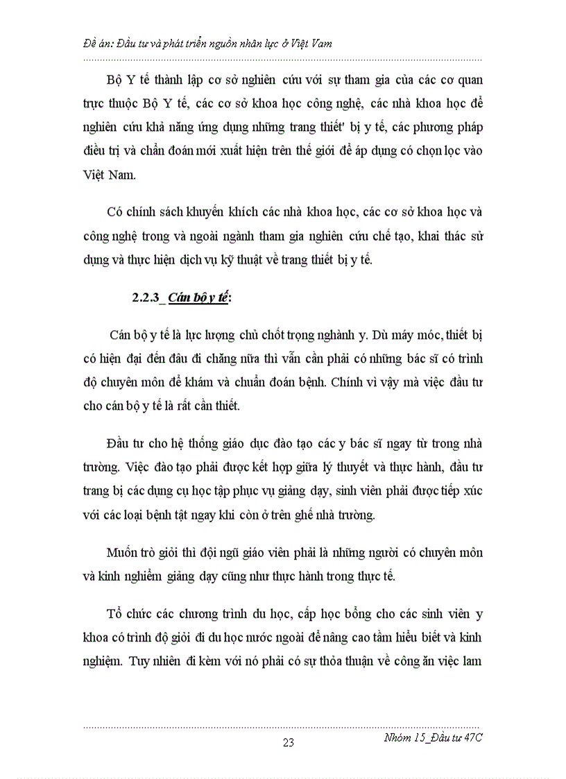 image for page Đầu tư và phát triển nguồn nhân lực ở Việt Vam