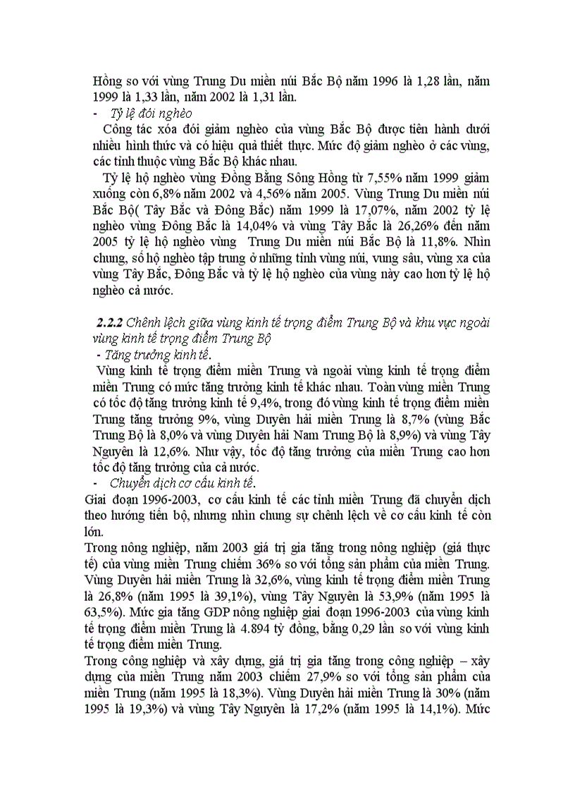 image for page Chênh lệch vùng.