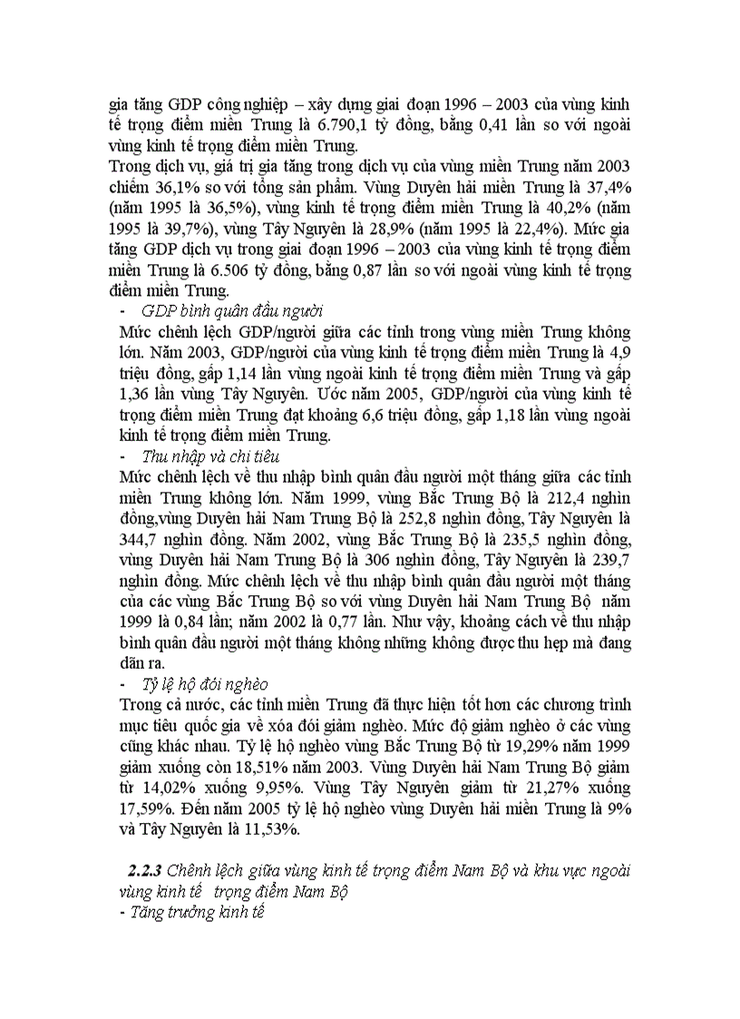 image for page Chênh lệch vùng.