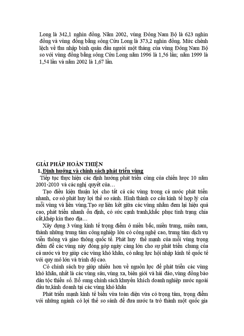 image for page Chênh lệch vùng.