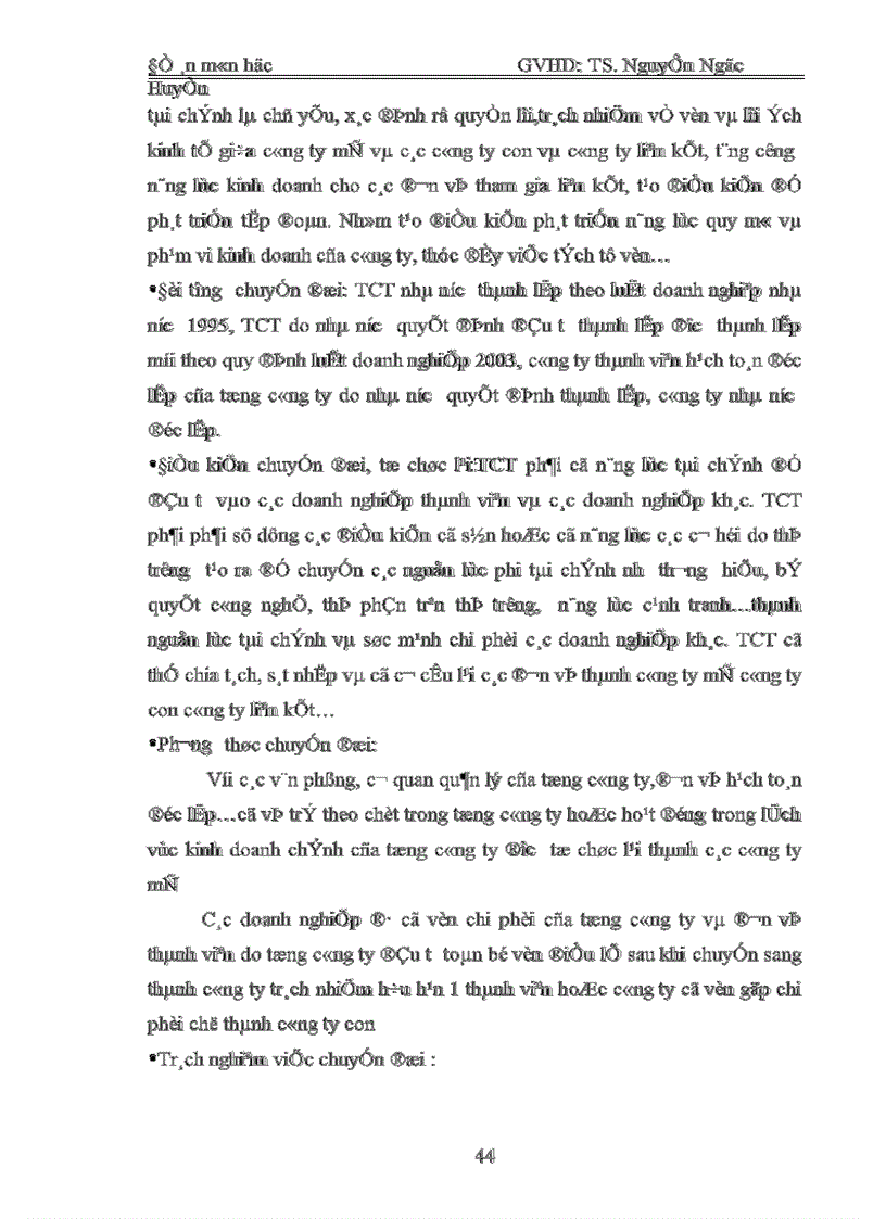 image for page Chuyển đổi các doanh nghiệp dang mô hình công ty mẹ công ty con ở nước ta