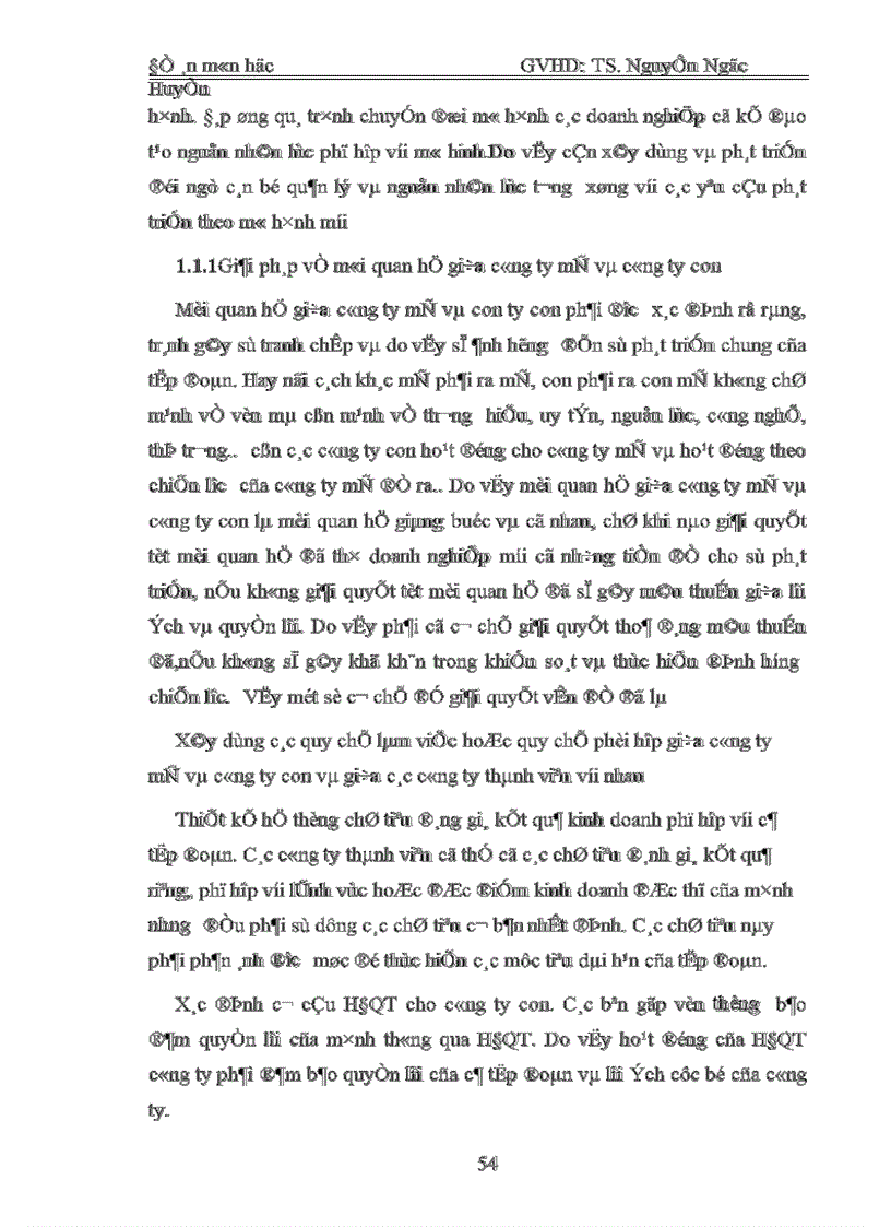 image for page Chuyển đổi các doanh nghiệp dang mô hình công ty mẹ công ty con ở nước ta