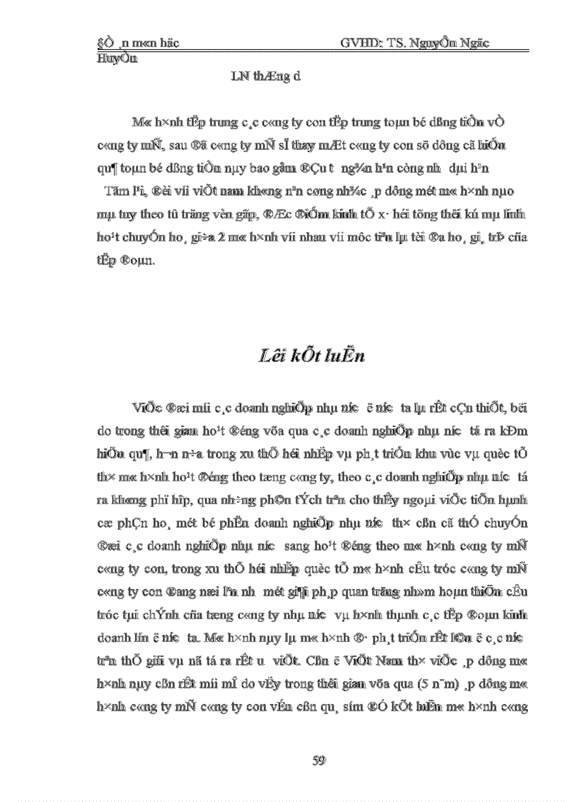 image for page Chuyển đổi các doanh nghiệp dang mô hình công ty mẹ công ty con ở nước ta