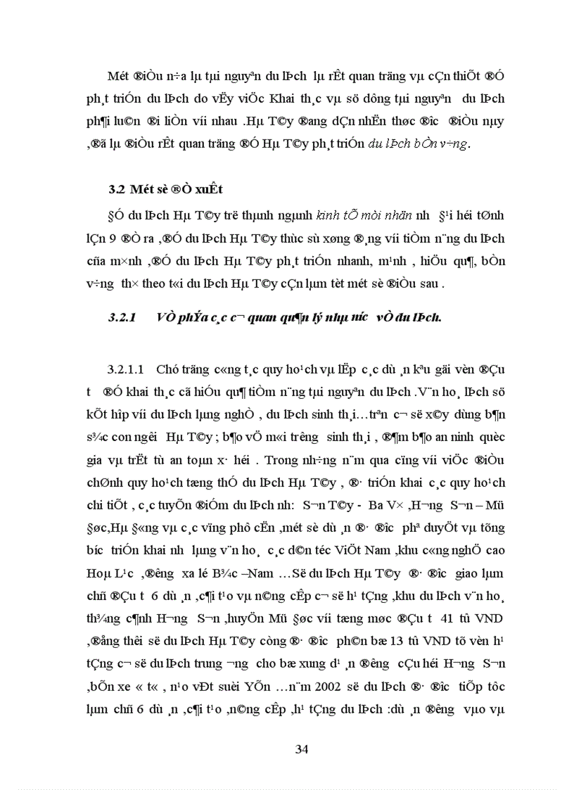 image for page Vai trò của tài nguyên du lịch đối với phát triển du lịch Hà Tây