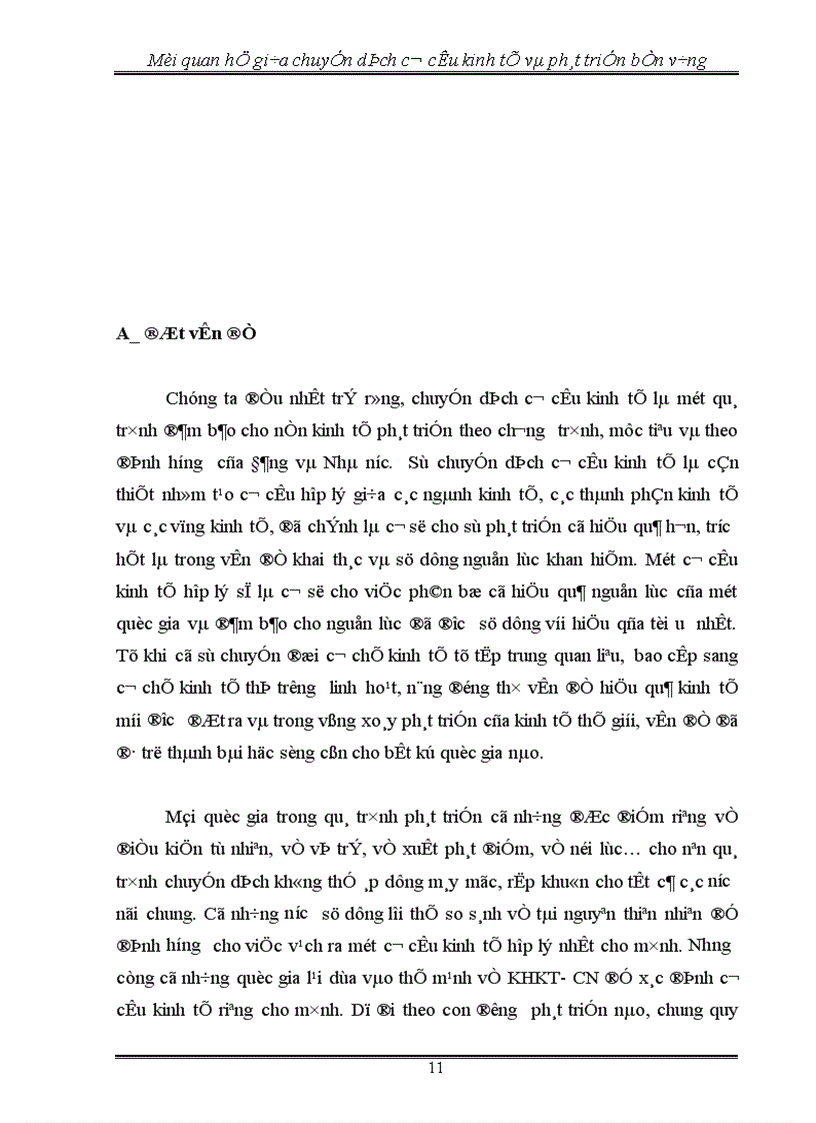 image for page Mối quan hệ giữa chuyển dịch cơ cấu kinh tế và phát triển bền vững