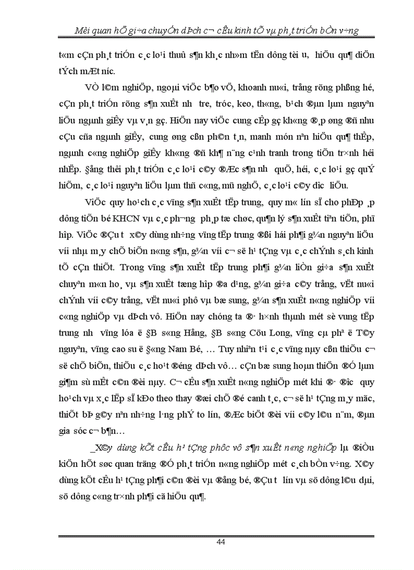 image for page Mối quan hệ giữa chuyển dịch cơ cấu kinh tế và phát triển bền vững