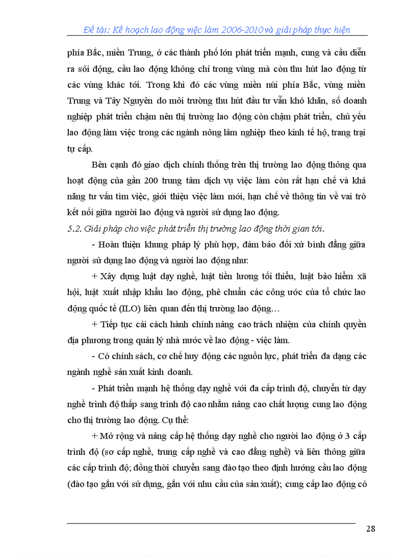 image for page Kế hoạch lao động việc làm và thực hiện kế hoạch lao động - việc làm