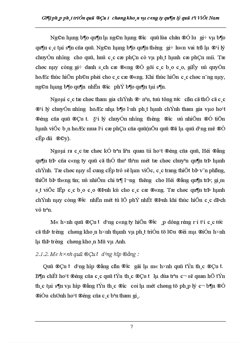 image for page Giải pháp phát triển quỹ đầu tư chứng khoán và ng ty quản lý quỹ tại Việt Nam