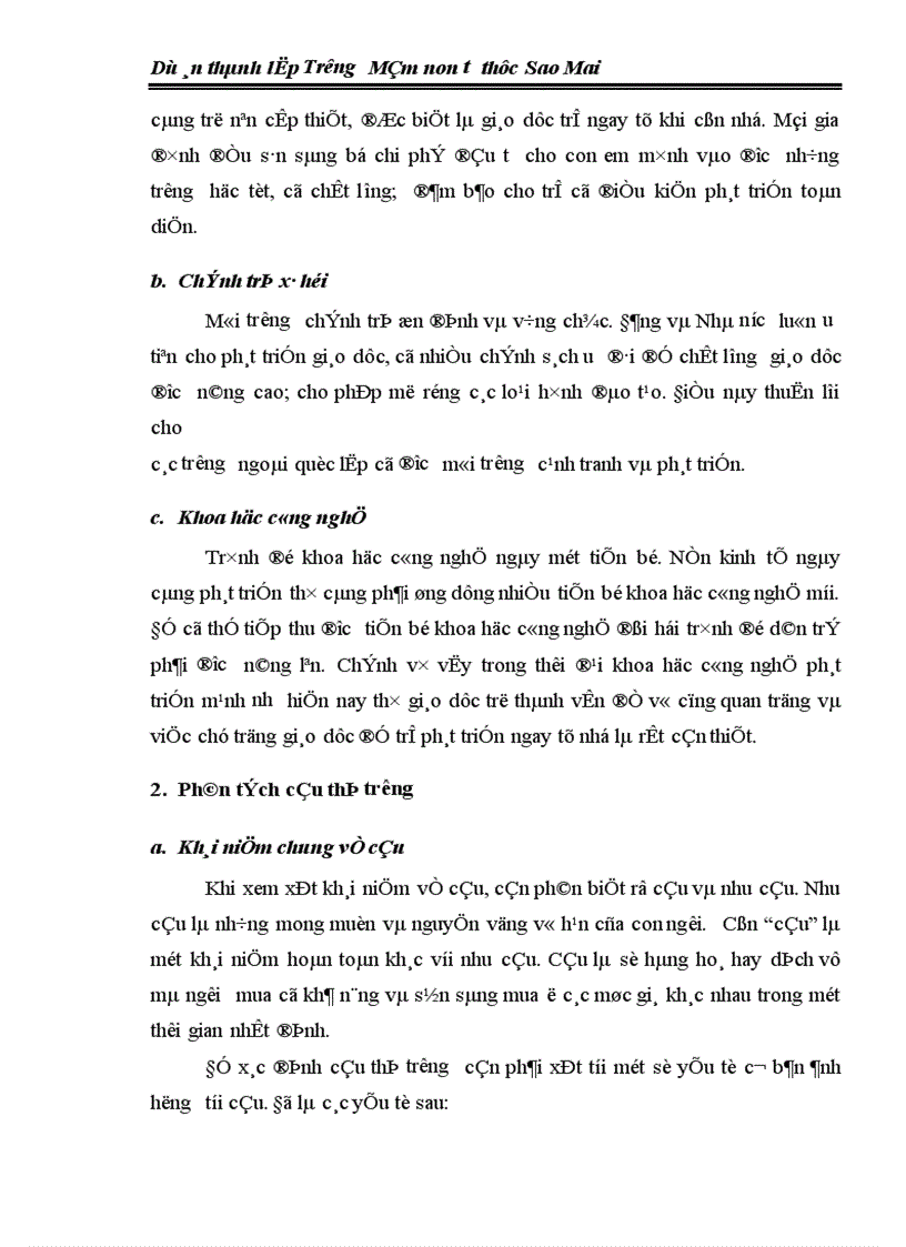 image for page Dự án thành lập Trường Mầm non tư thục Sao Mai