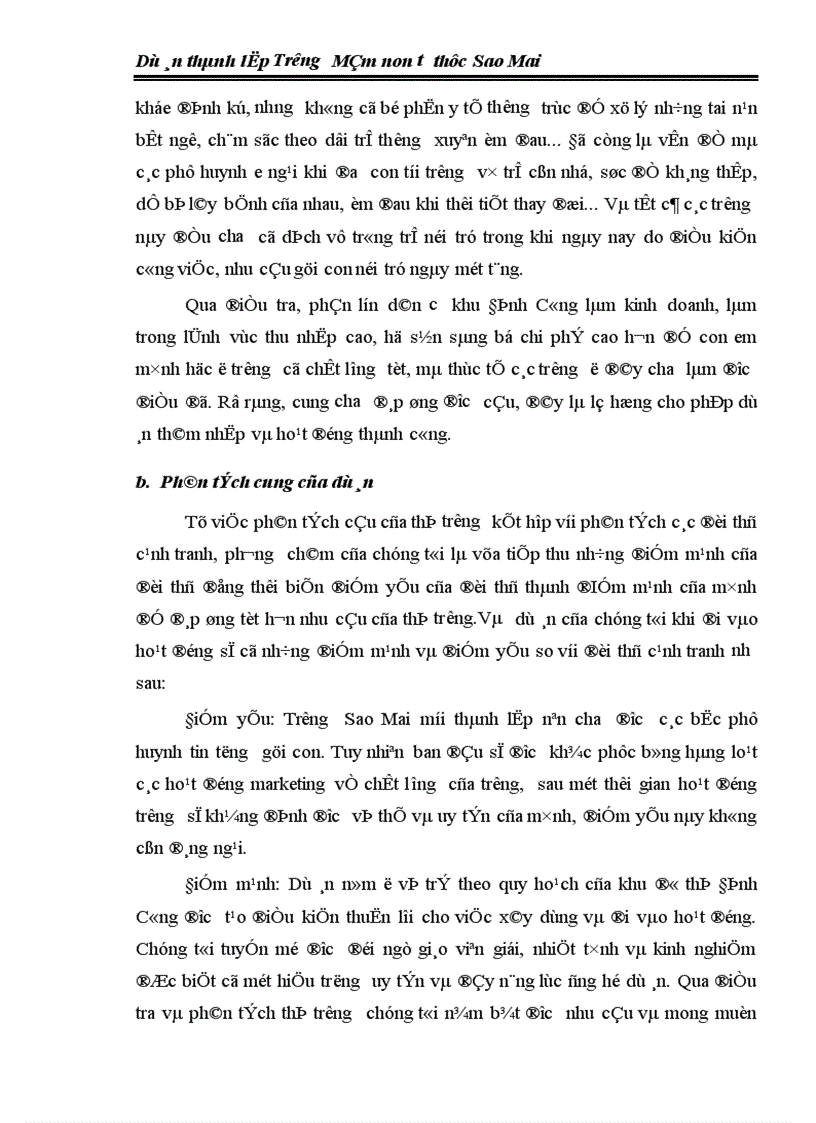 image for page Dự án thành lập Trường Mầm non tư thục Sao Mai