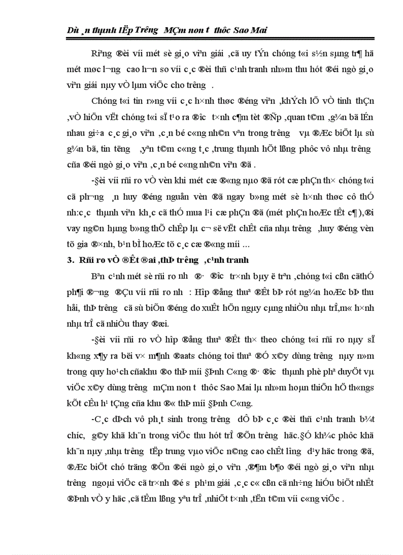 image for page Dự án thành lập Trường Mầm non tư thục Sao Mai