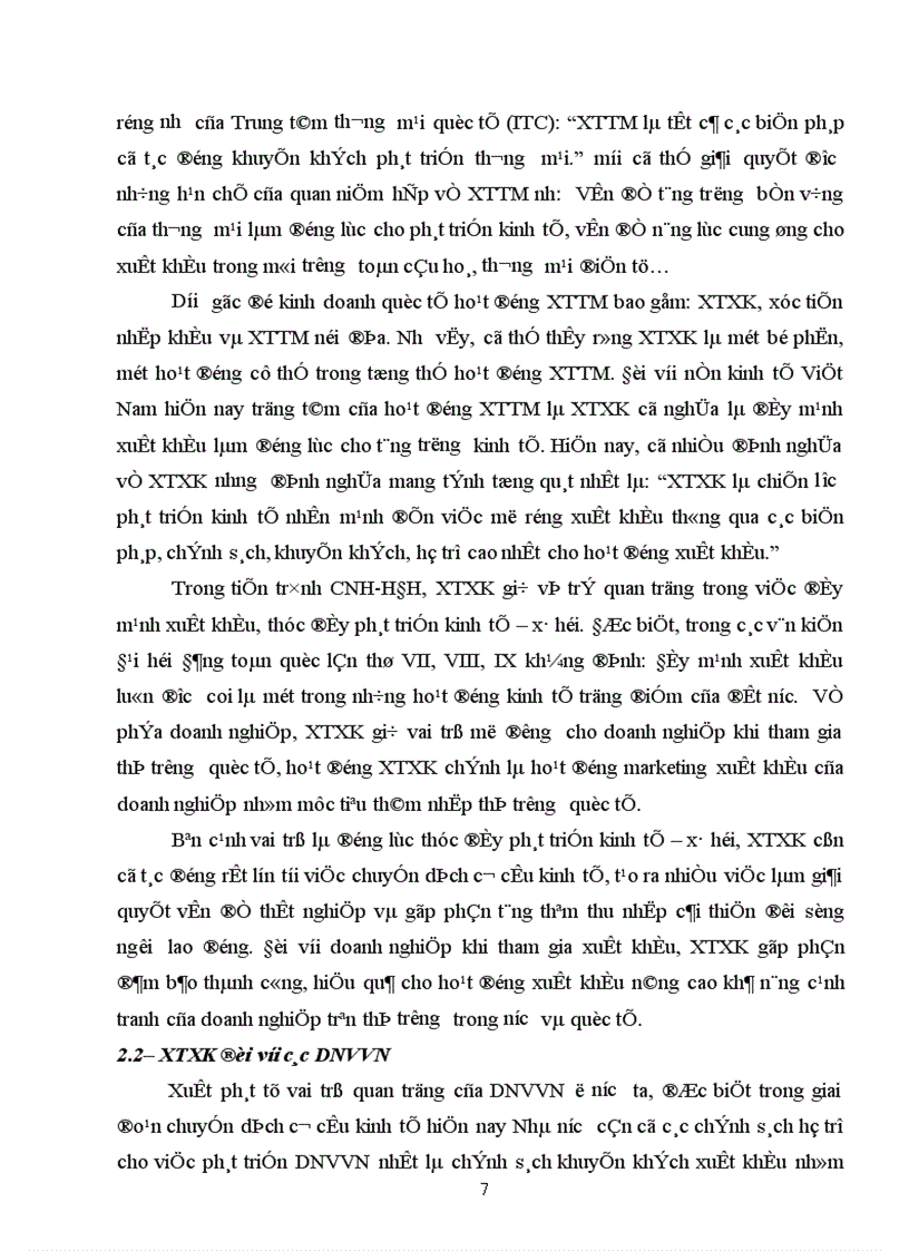 image for page Xúc tiến xuất khẩu đối với doanh nghiệp vừa và nhỏ ở Việt Nam trong tiến trình hội nhập kinh tế quốc tế.