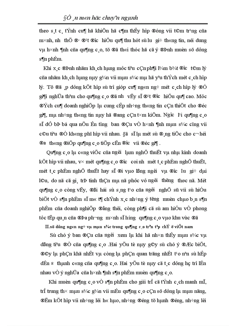 image for page Sử dụng ngôn ngữ và màu sắc trong quảng cáo trên tạp chí ở việt nam