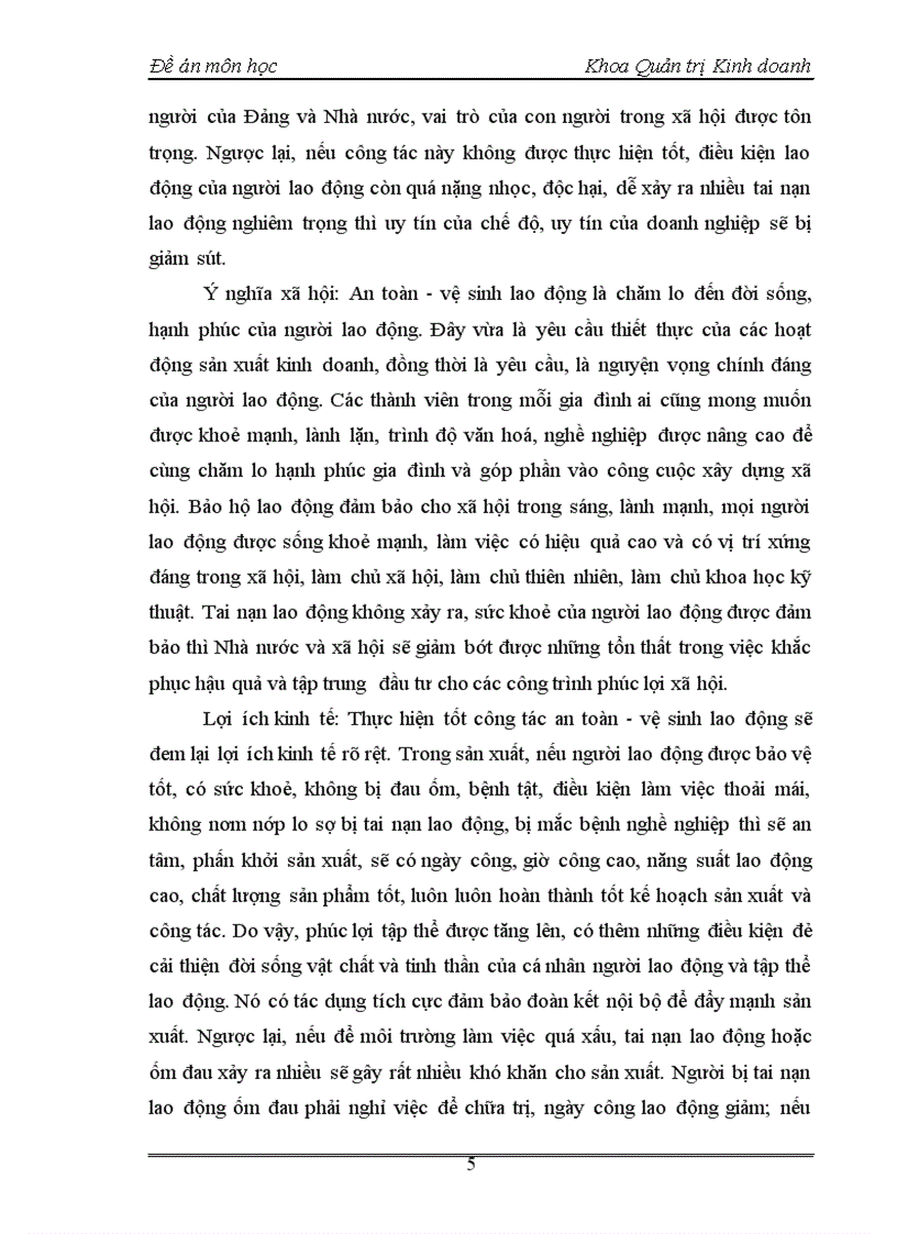 image for page Thực trạng công tác an toàn - vệ sinh lao động