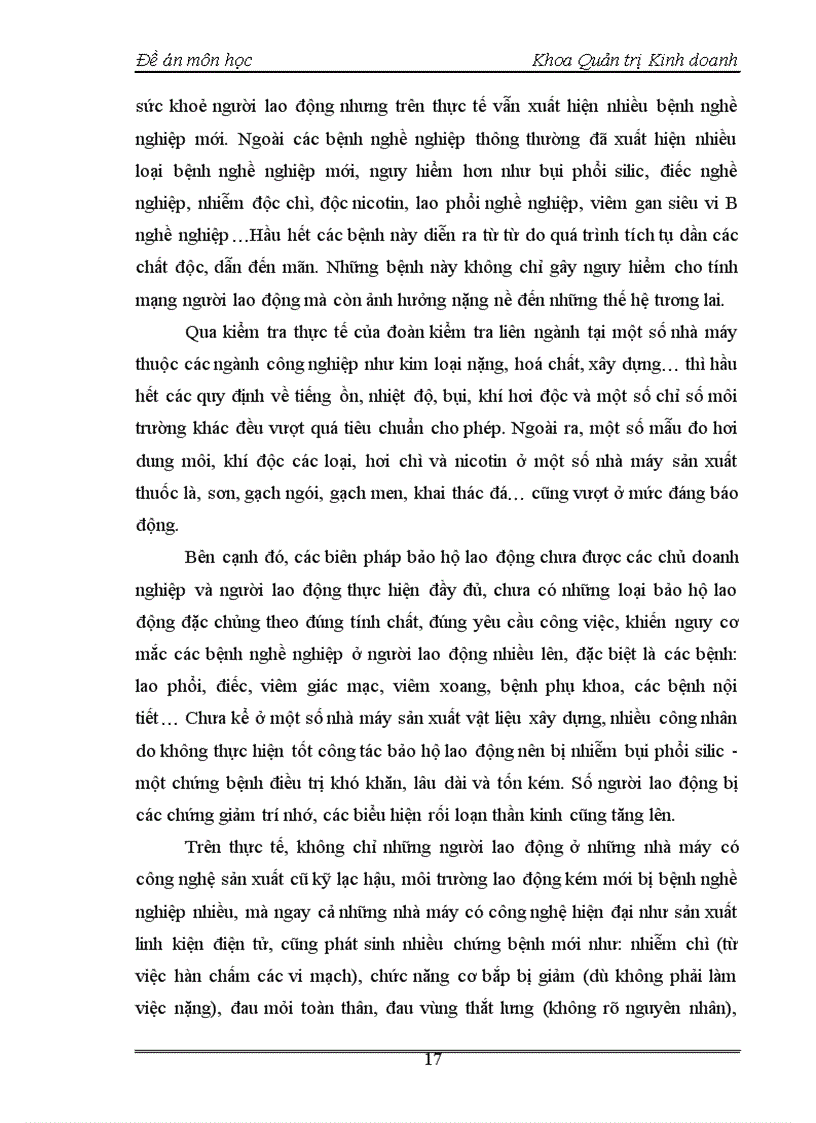 image for page Thực trạng công tác an toàn - vệ sinh lao động