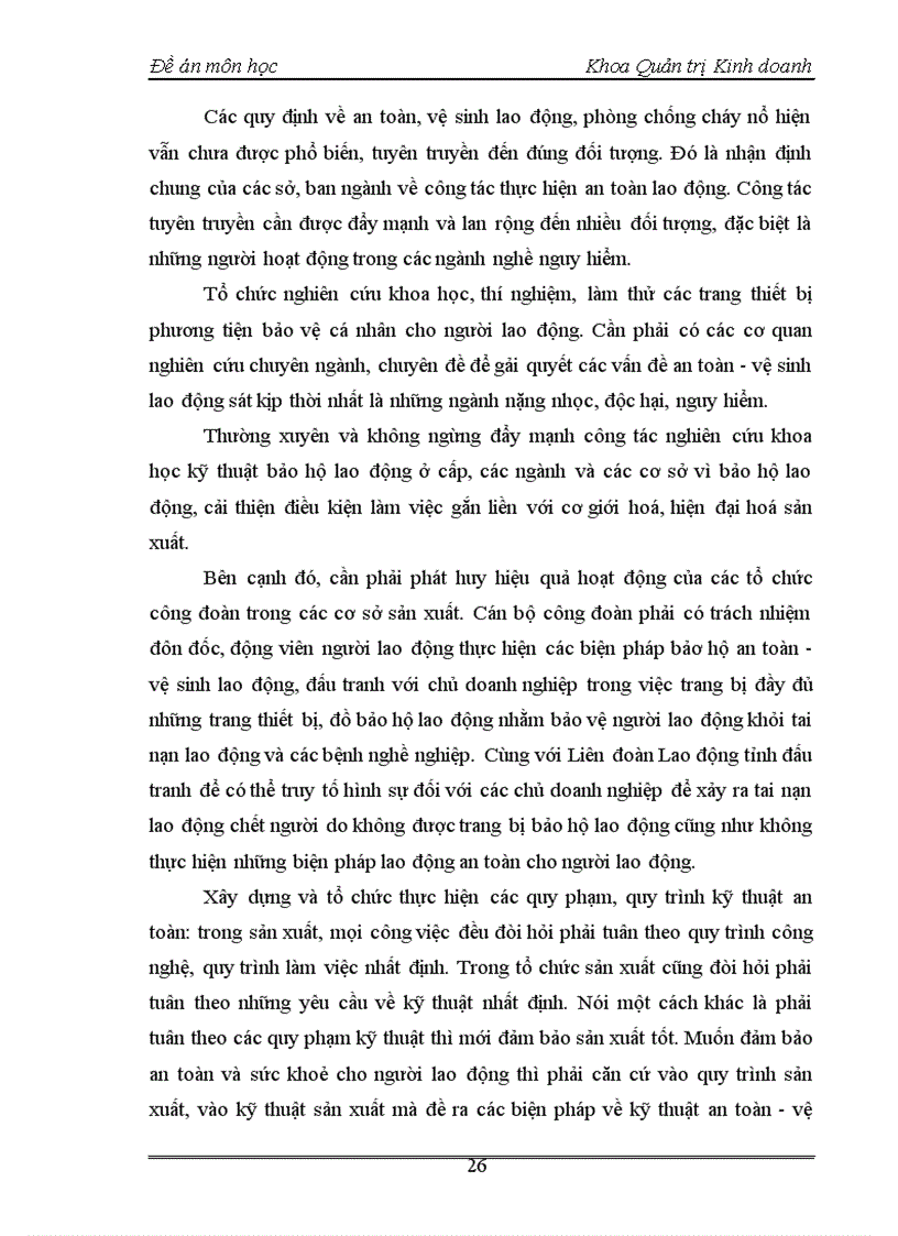 image for page Thực trạng công tác an toàn - vệ sinh lao động