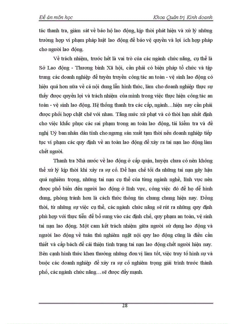 image for page Thực trạng công tác an toàn - vệ sinh lao động