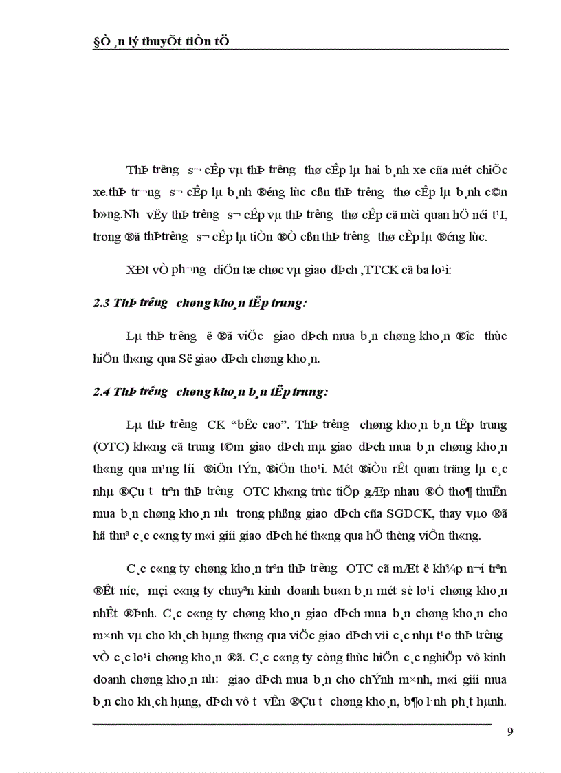 image for page Một số vấn đề về thị trường chứng khoán và định hướng phát triển thị trường chứng khoán ở Việt Nam