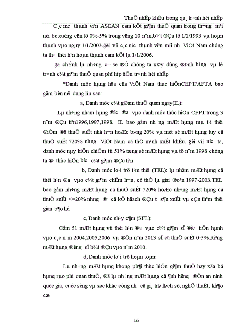 image for page Thuế nhập khẩu trong quá trình hội nhập