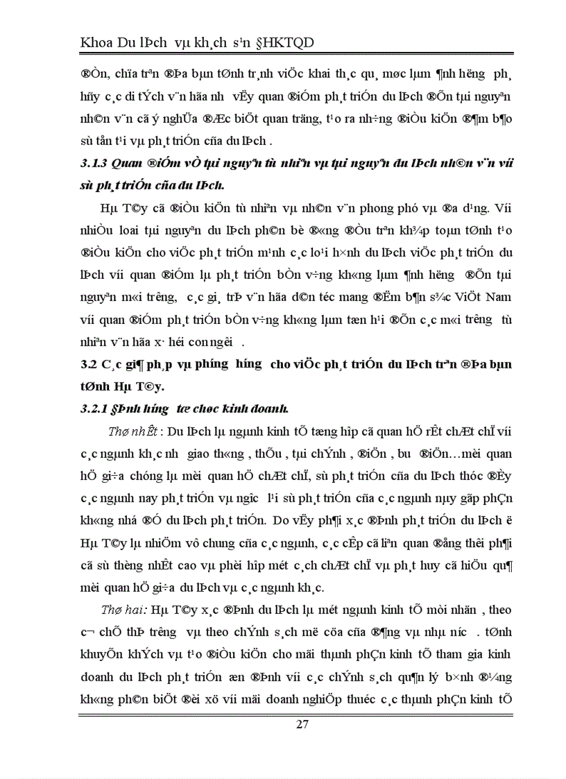 image for page Mối quan hệ giữa phát triển du lịch với tài nguyên tự nhiên và tài nguyên nhân văn
