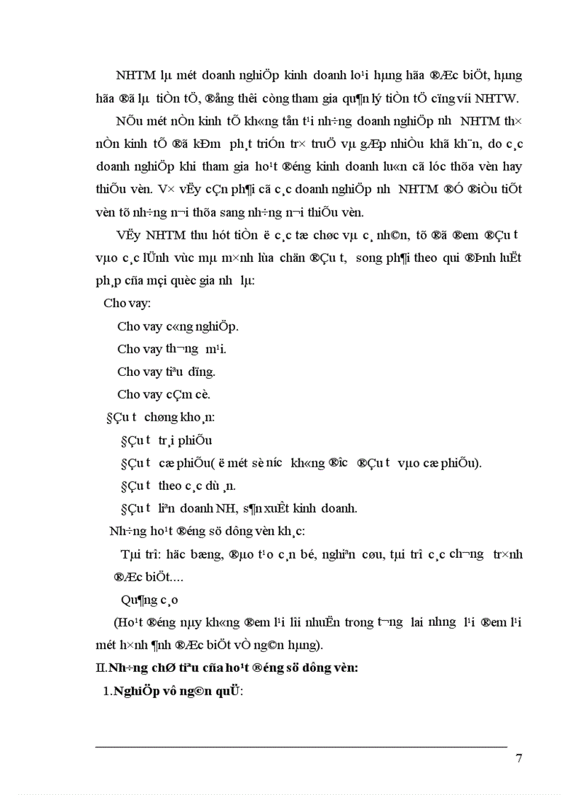 image for page Hiệu quả sử dụng vốn của NHTM