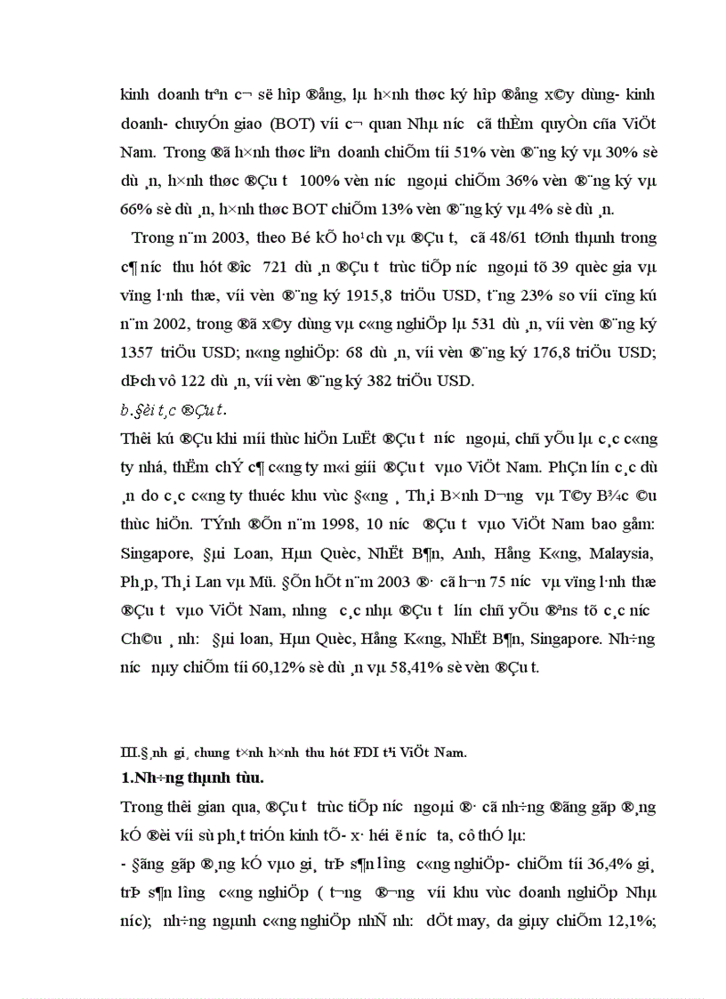 image for page Thực trạng thu hút FDI vào Việt Nam