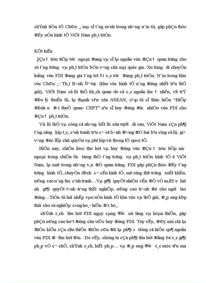 image for page Thực trạng thu hút FDI vào Việt Nam