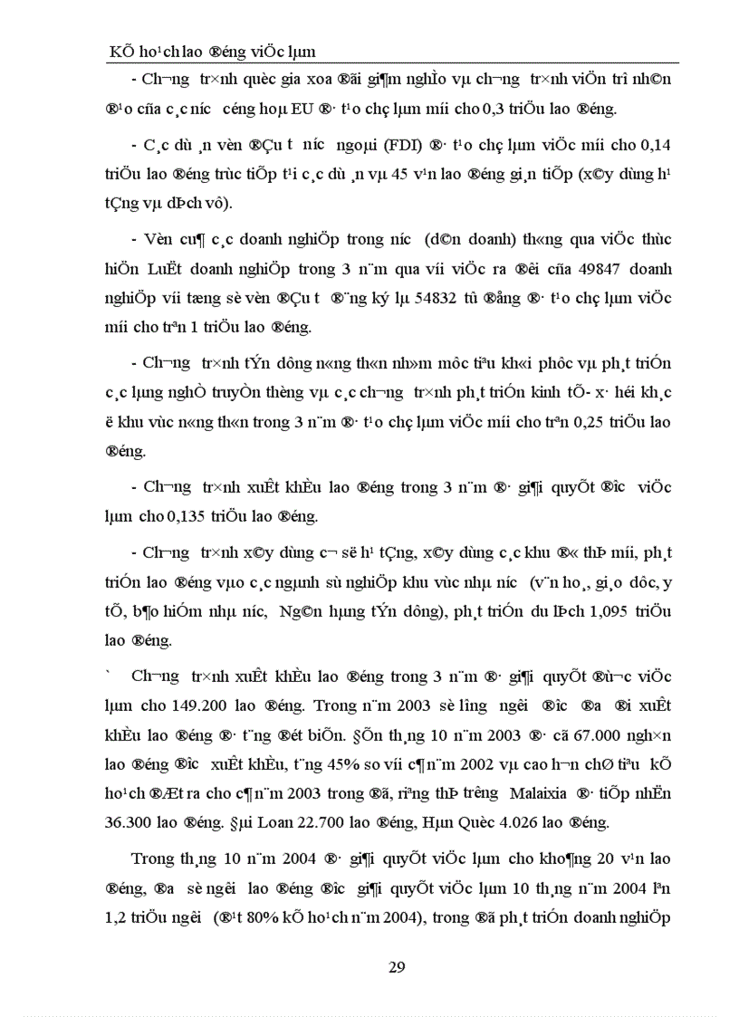 image for page Kế hoạch lao động- việc làm