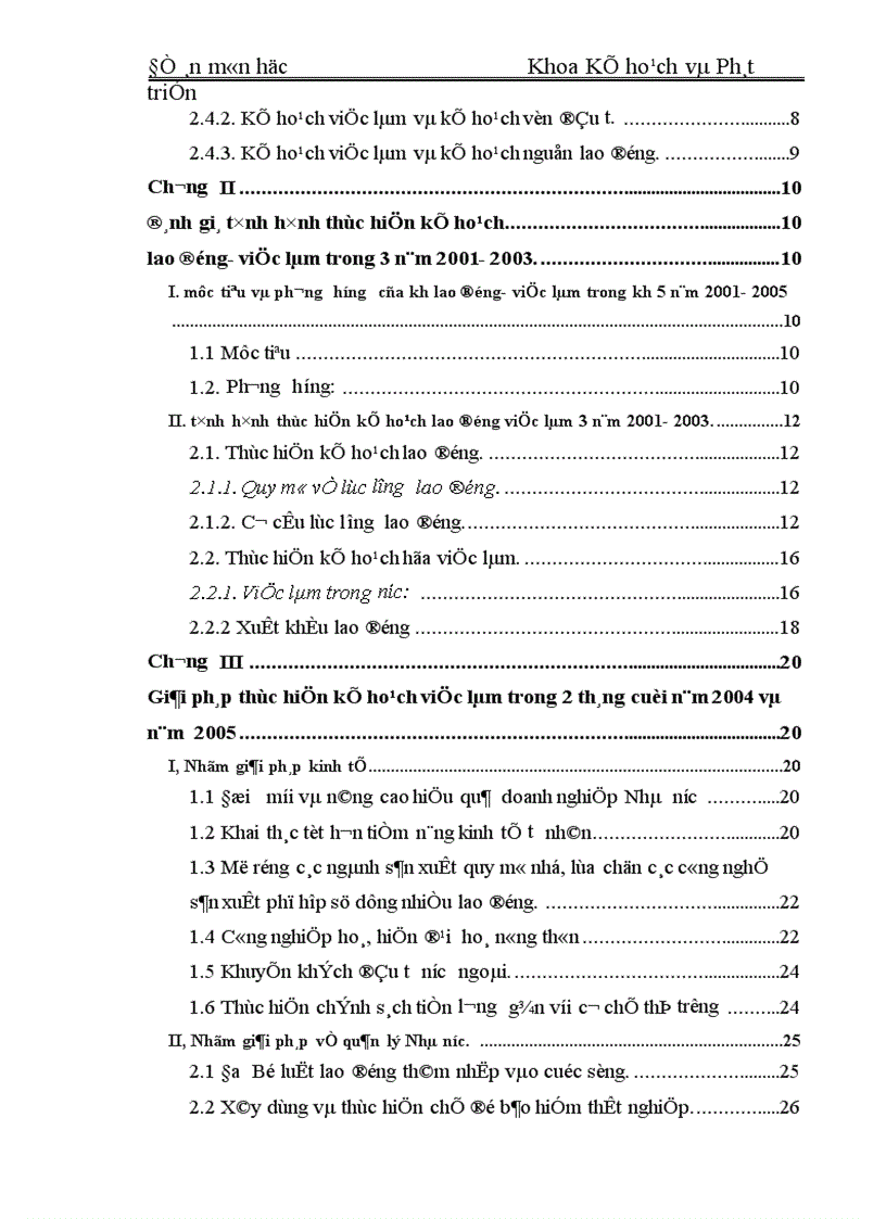 image for page Kế hoạch lao động – việc làm và những giải pháp, các giải pháp giải quyết việc làm trong thời kỳ kế hoạch 5 năm 2001 – 2005 ở Việt Nam
