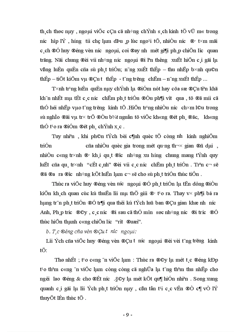 image for page Thực trạng và giải pháp để huy động và sử dụng có hiệu quả nguồn đầu tư của nước ngoài vào nước ta