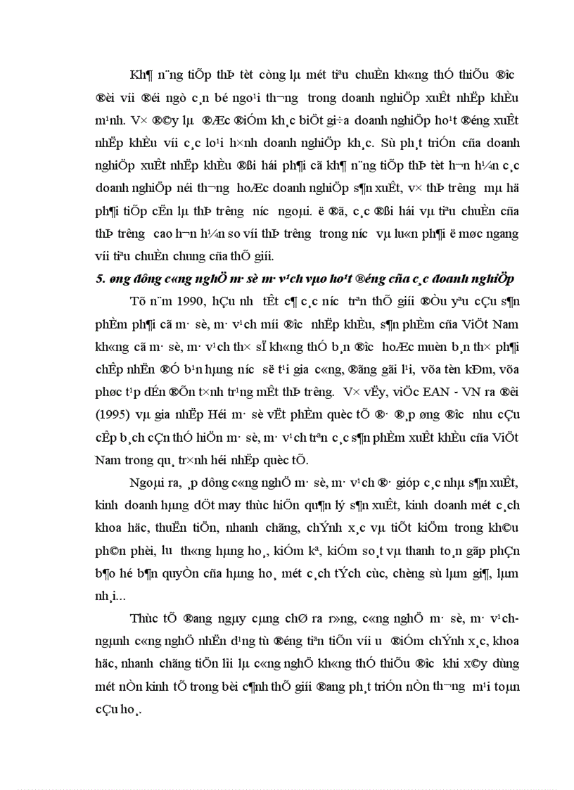 image for page Tăng cường công tác xúc tiến xuất khẩu hàng dệt may của Việt Nam