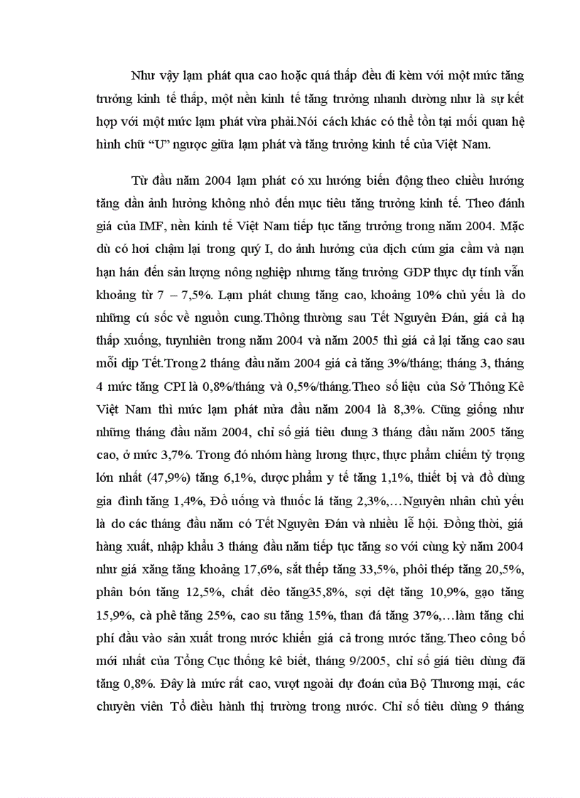 image for page Lạm phát và tăng trưởng kinh tế