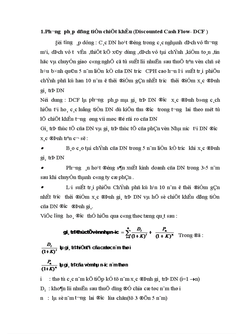 image for page Xác định giá trị DN