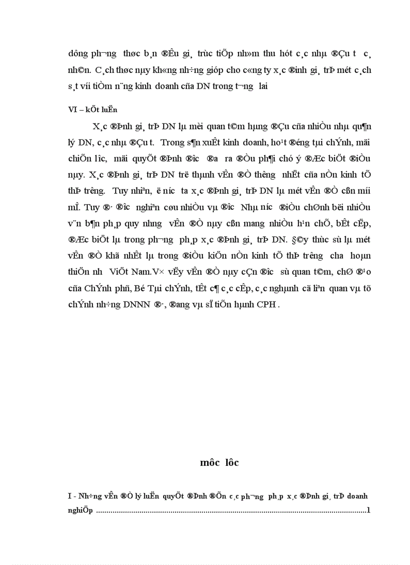 image for page Xác định giá trị DN