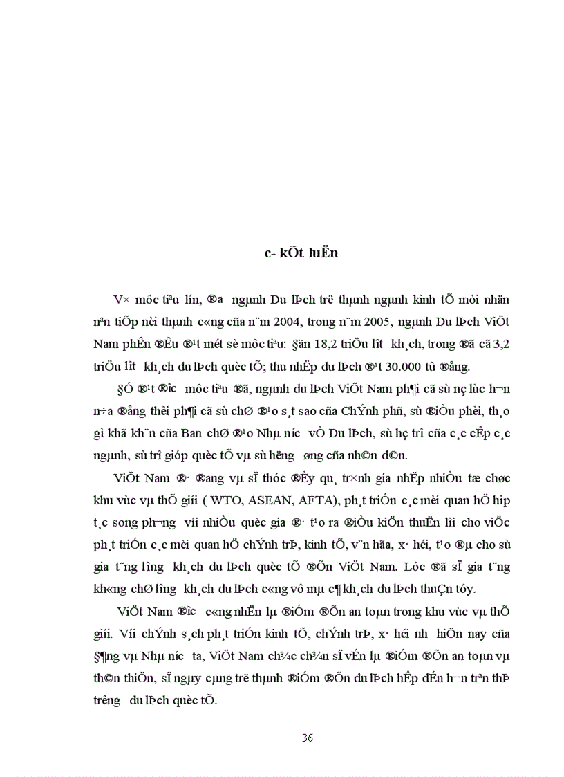 image for page Vận dụng phương pháp dãy số thời gian để nghiên cứu những xu hướng biến động của thị trường khách du lịch quốc tế đến Việt Nam giai đoạn 1995-2004
