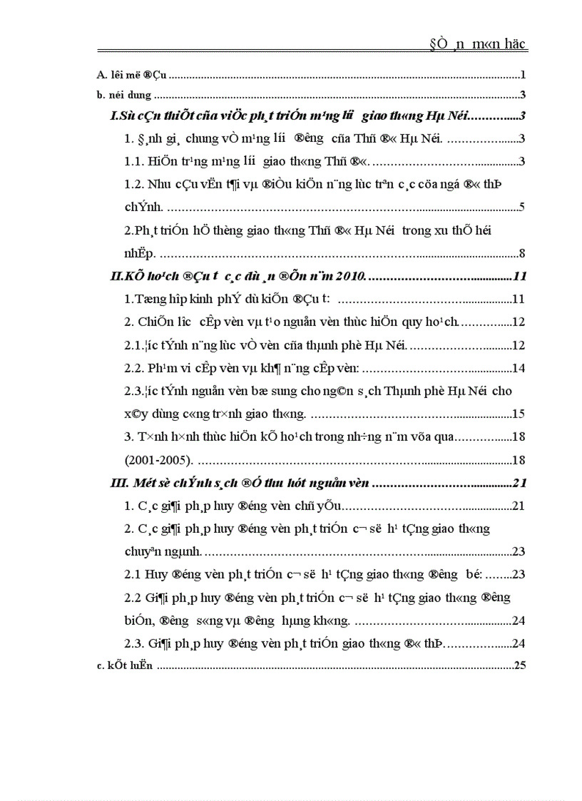 image for page Kế hoạch đầu tư phát triển giao thông vận tải Thủ đô dến năm 2010