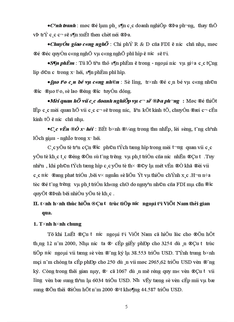 image for page Hiệu quả nguồn vốn FDI