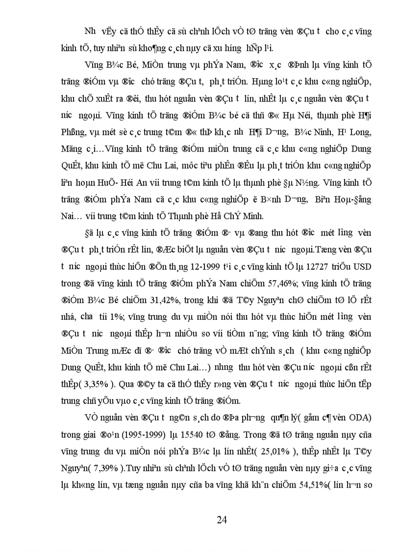 image for page Vấn đề đầu tư có trọng điểm và phát triển kinh tế dựa trên thế mạnh, và lợi thế so sánh của từng vùng, từng địa phương