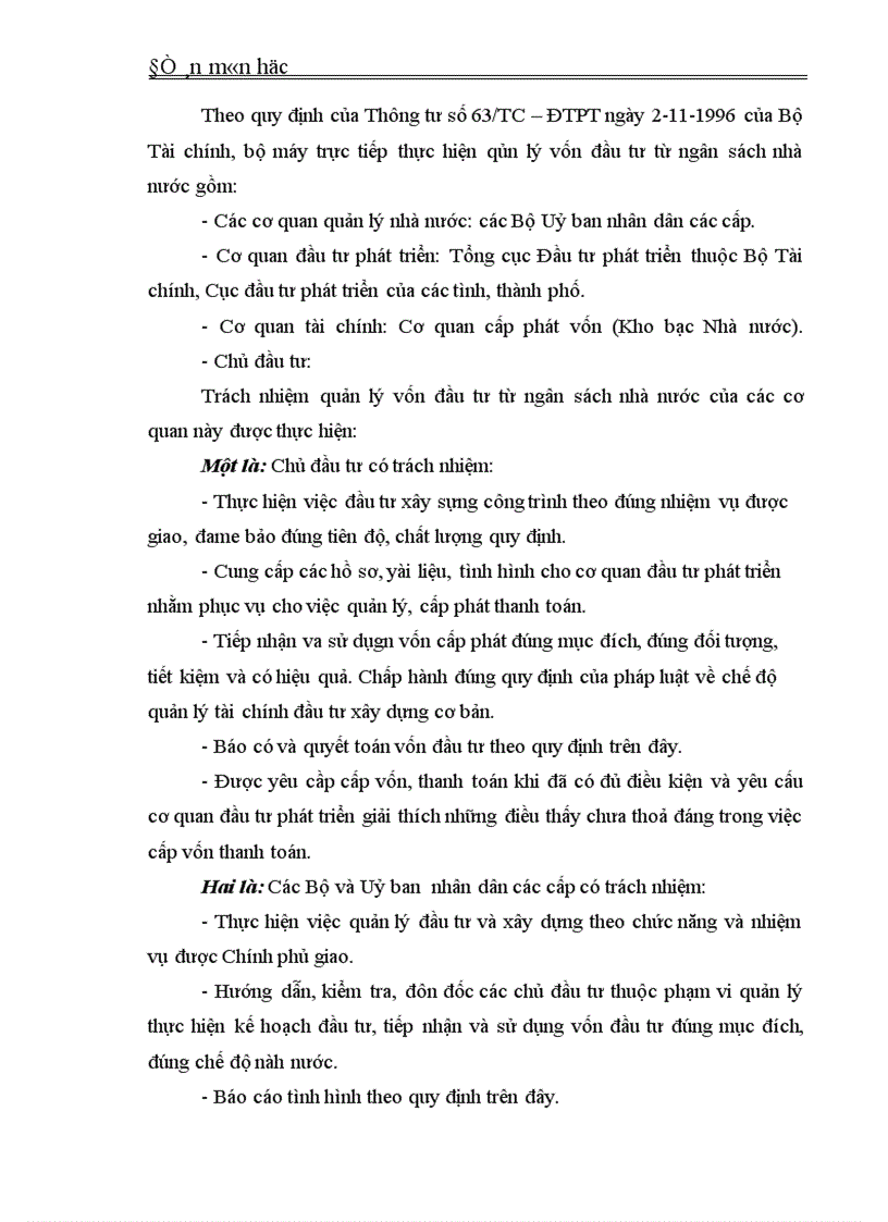 image for page Giải pháp sử dụng có hiệu quả nguồn vốn đầu tư từ ngân sách nhà nước (2006- 2010)