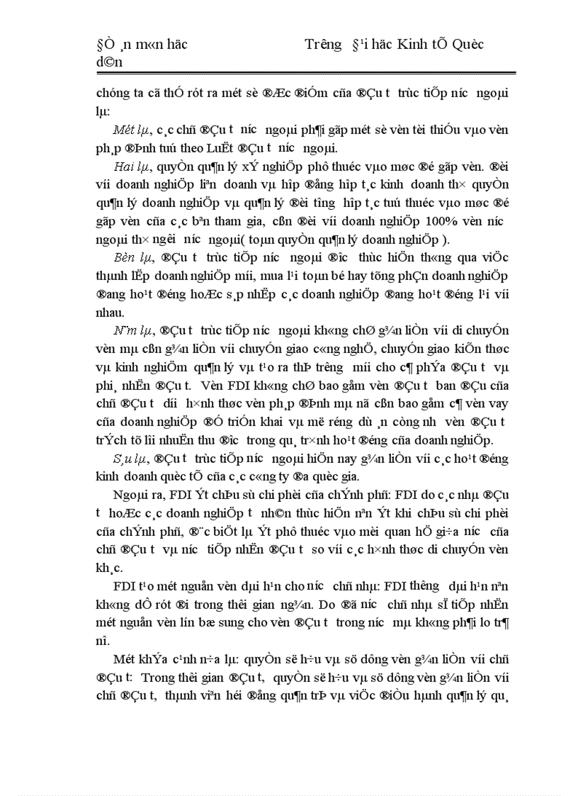image for page Tình hình thu hút vốn đầu tư trực tiếp nước ngoài ở Việt Nam từ 1988 đến nay và một số giải pháp cơ bản