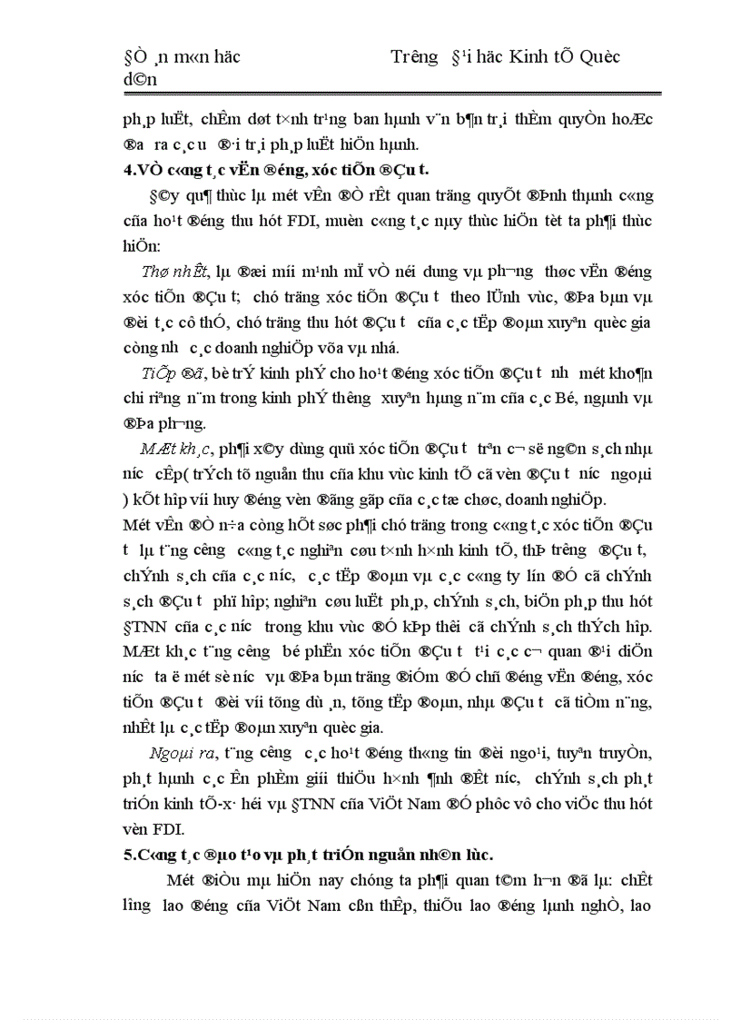 image for page Tình hình thu hút vốn đầu tư trực tiếp nước ngoài ở Việt Nam từ 1988 đến nay và một số giải pháp cơ bản
