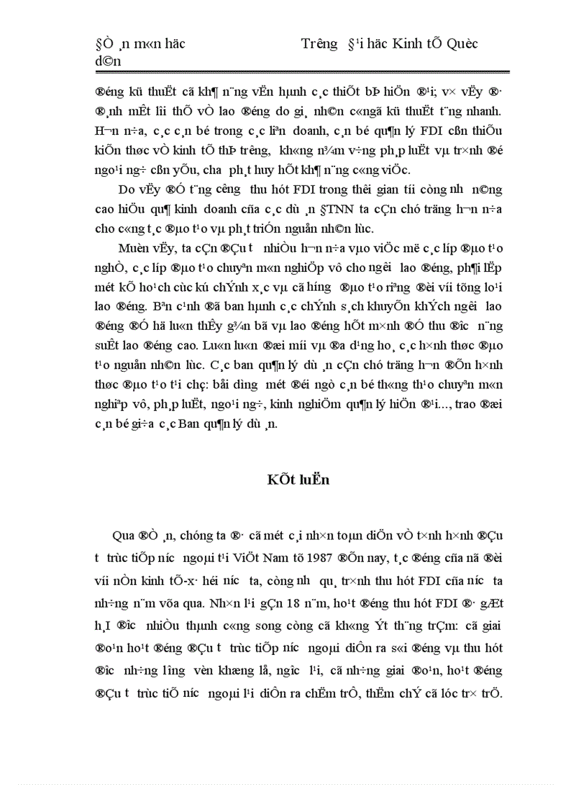 image for page Tình hình thu hút vốn đầu tư trực tiếp nước ngoài ở Việt Nam từ 1988 đến nay và một số giải pháp cơ bản