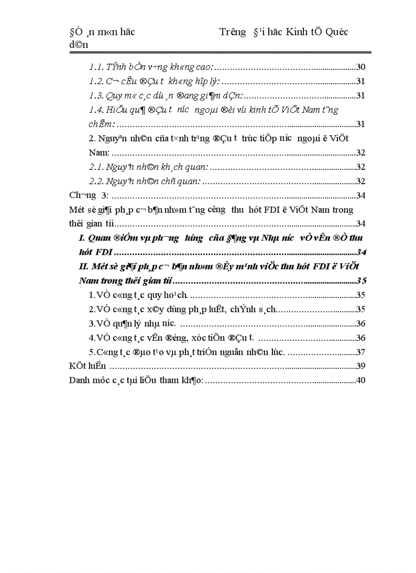 image for page Tình hình thu hút vốn đầu tư trực tiếp nước ngoài ở Việt Nam từ 1988 đến nay và một số giải pháp cơ bản