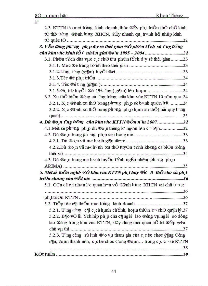 image for page Vận dụng phương pháp dãy số thời gian để phân tích sự tăng trưởng của khu vực kinh tế tư nhân ở Việt Nam