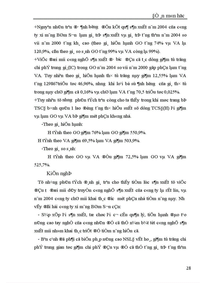 image for page Vận dụng phương pháp chỉ số phân tích kết quả hoạt động kinh doanh của công ty xi Măng Bỉm Sơn- Thanh Hoá thời kỳ 2000 -2004