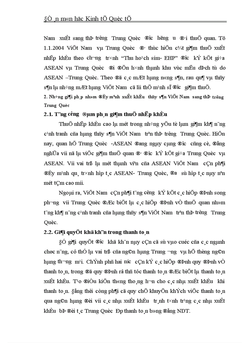 image for page Đẩy mạnh xuất khẩu hàng thủy sản Việt Nam sang thị trường Trung Quốc