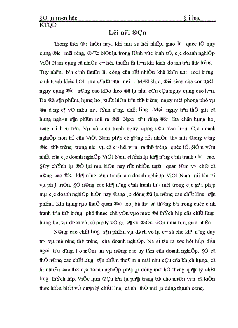 image for page Quản lý chất lượng trong tổ chức