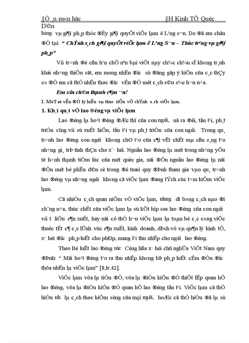 image for page Chính sách giải quyết việc làm ở Lạng Sơn – Thực trạng và giải pháp