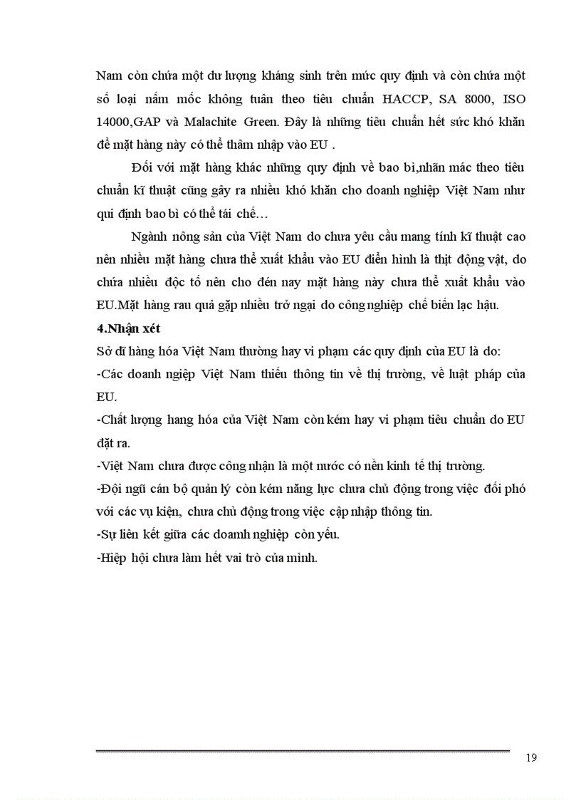 image for page Hàng rào phi thuế quan và liên minh Châu Âu - EU