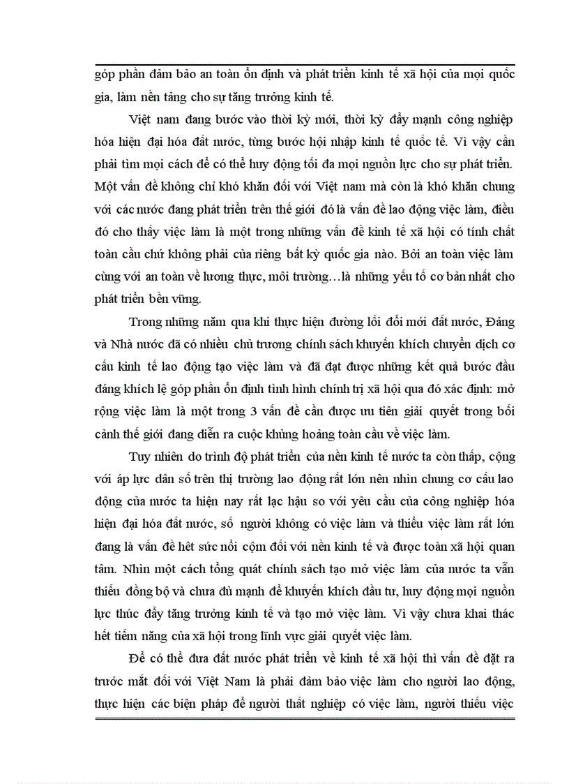 image for page Kế hoạch lao động việc làm và giải pháp giải quyết việc làm ở việc làm ở Việt Nam